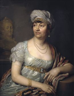 Baronin Germaine-Anne-Louise von Staël-Holstein - Vladimir Borovikovsky [Public domain], via Wikimedia Commons