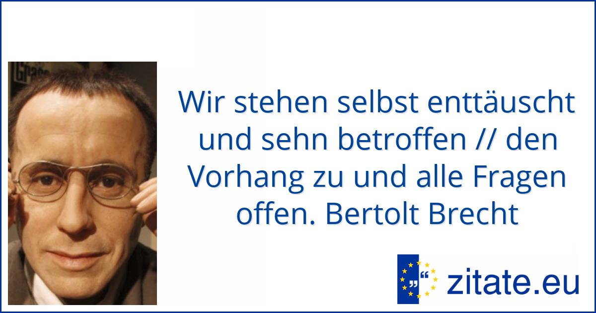 Bertolt Brecht Zitate Eu