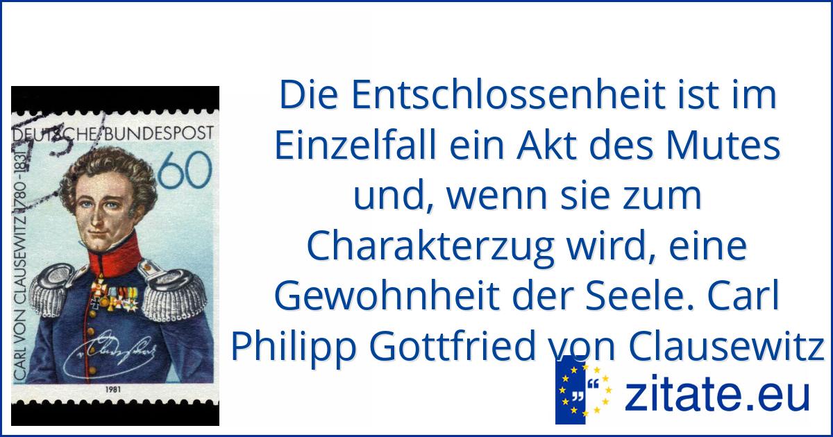Carl Philipp Gottfried Von Clausewitz Zitate Eu