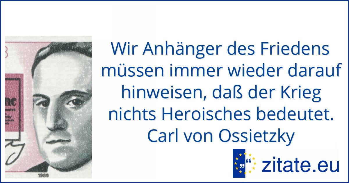 Carl Von Ossietzky Zitate Eu