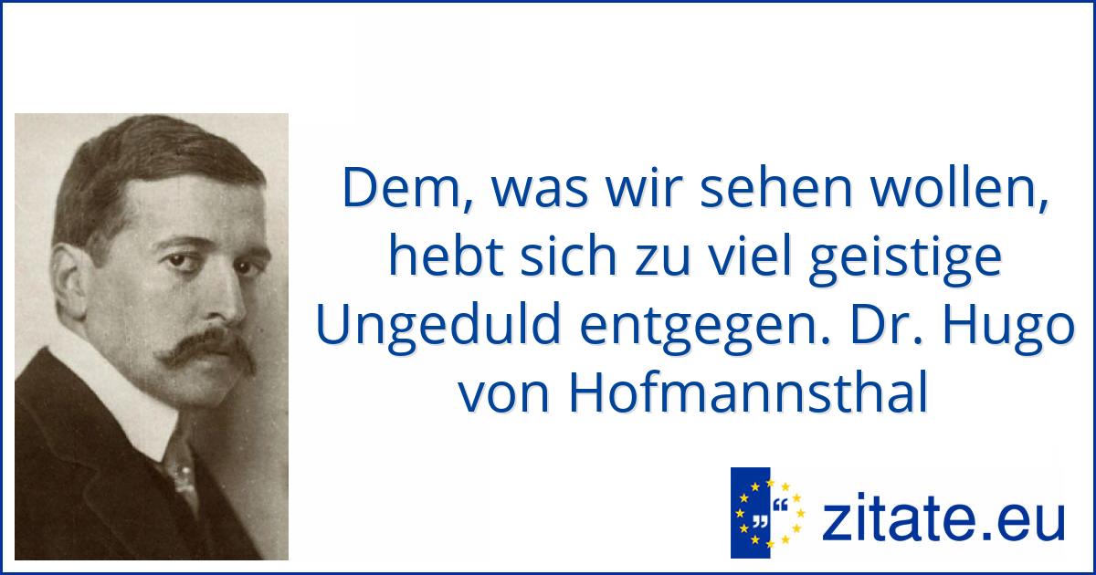 Dr. Hugo von Hofmannsthal zitate.eu
