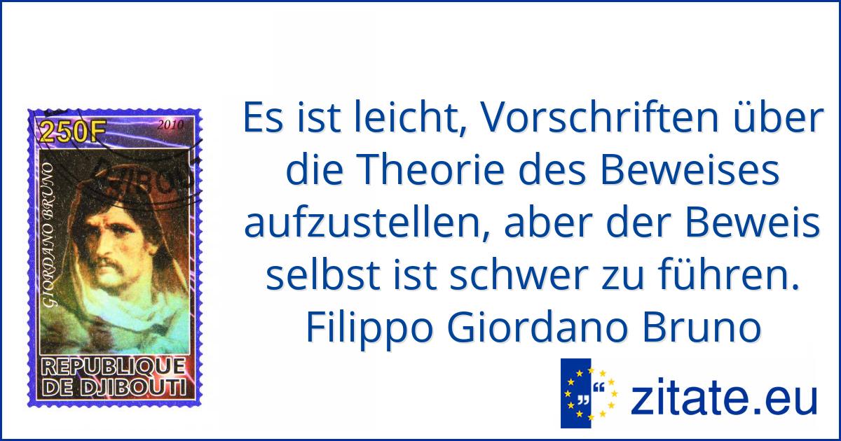 Filippo Giordano Bruno zitate.eu