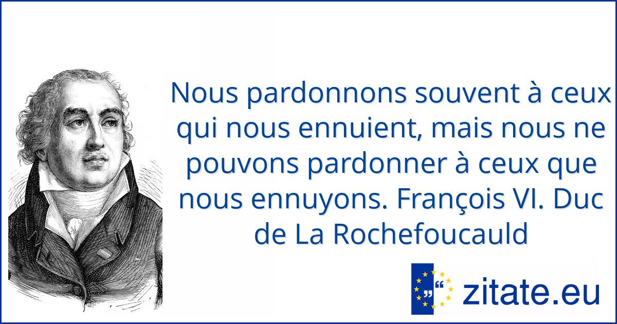 François VI. Duc de La Rochefoucauld zitate.eu