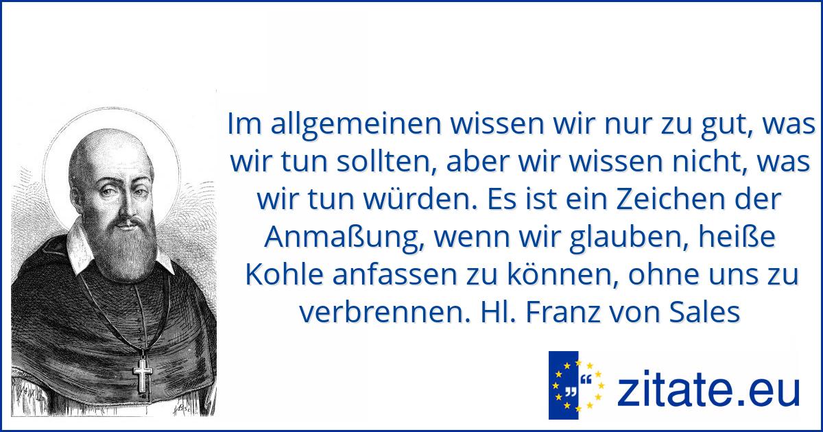 Hl. Franz von Sales zitate.eu