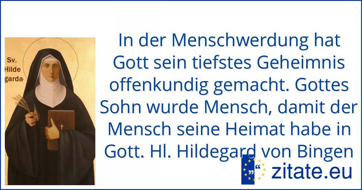 Hl. Hildegard von Bingen zitate.eu