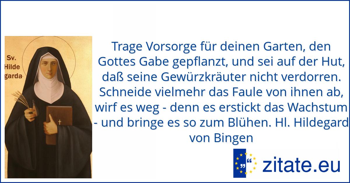 Hl. Hildegard von Bingen zitate.eu