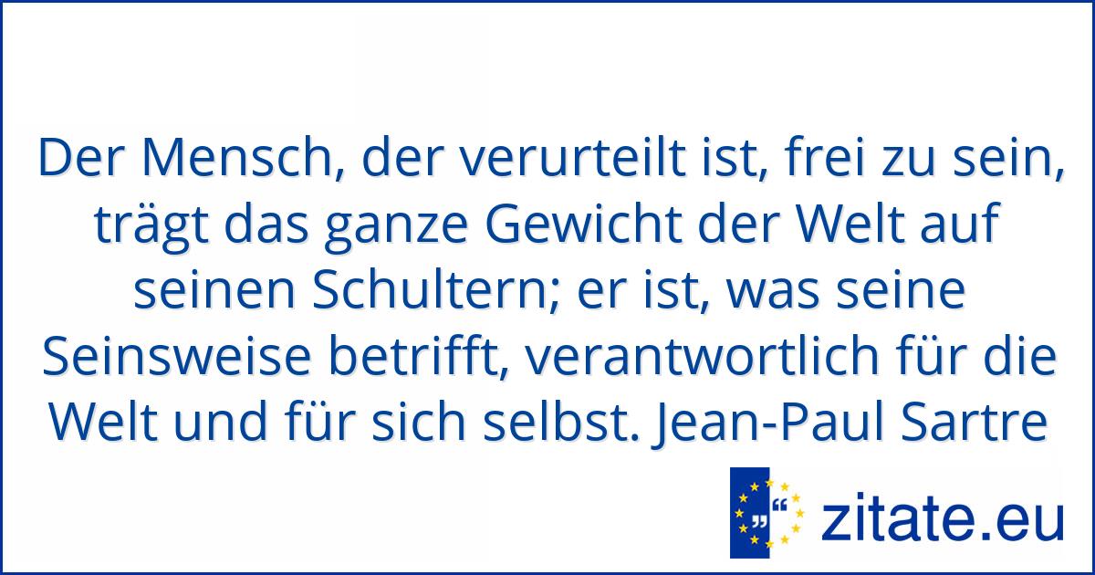 Zitate Von Jean Paul Sartre www.zitate.eu