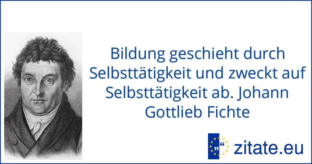 Johann Gottlieb Fichte zitate.eu