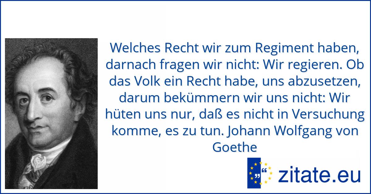 Johann Wolfgang von Goethe | zitate.eu
