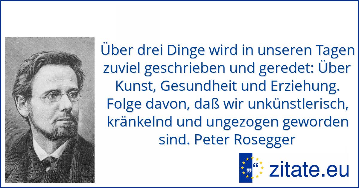 Peter Rosegger zitate.eu