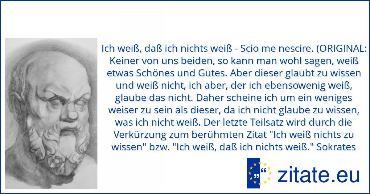 Ich Denke Also Bin Ich Sokrates www.zitate.eu