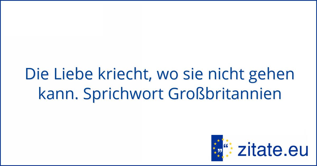 Sprichwort Liebe