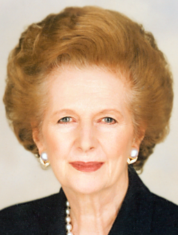 Baroness of Kesteven Margaret Hilda Thatcher - https://de.wikipedia.org