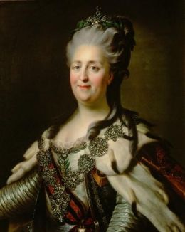 Kaiserin Katharina II. - Follower of Johann Baptist von Lampi the Elder [Public domain], via Wikimedia Commons