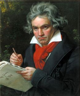 Ludwig van Beethoven - Joseph Karl Stieler [Public domain], via Wikimedia Commons
