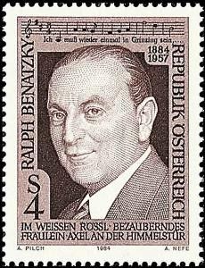 Dr. Ralph Benatzky - By Post of Austria [Public domain], via Wikimedia Commons