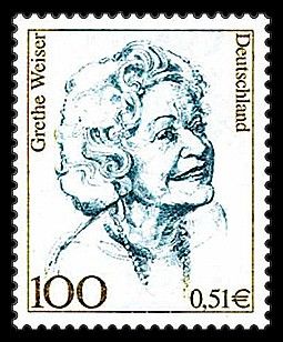 Grethe Weiser - By Deutsche Post (Deutsche Post) [Public domain], via Wikimedia Commons