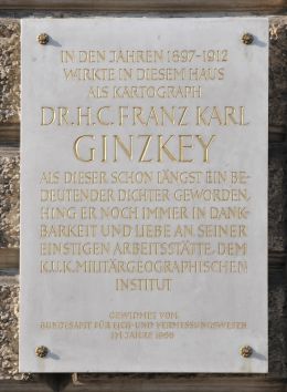 Franz Karl Ginzkey - By böhringer friedrich (Own work) [GFDL (http://www.gnu.org/copyleft/fdl.html) or CC BY-SA 3.0 at (http://creativecommons.org/licenses/by-sa/3.0/at/deed.en)], via Wikimedia Commons